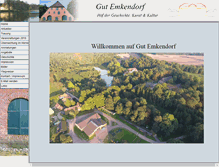 Tablet Screenshot of herrenhaus-emkendorf.de